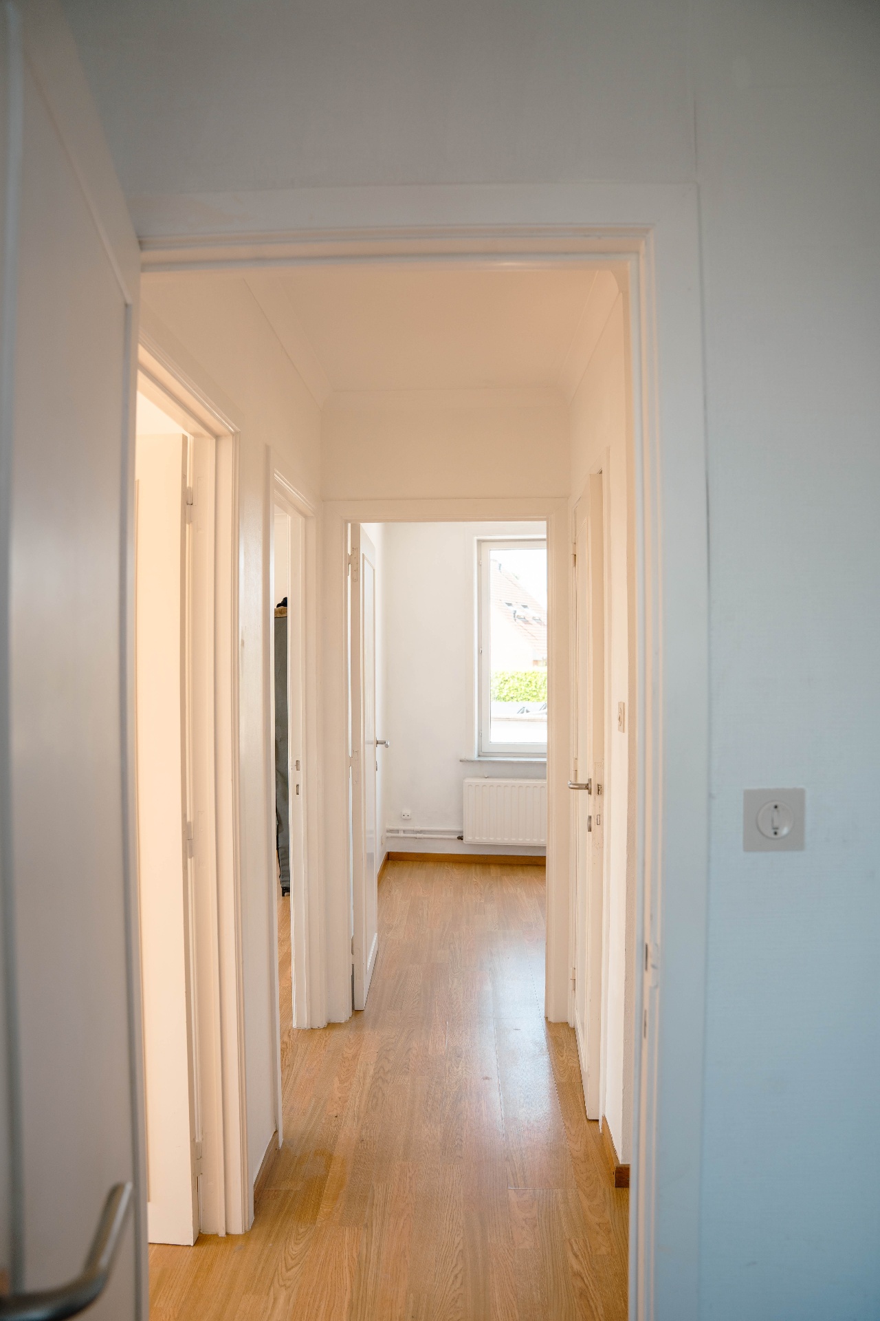 Overloop met toegang tot drie slaapkamers